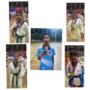 STATE LEVEL TAEKWONDO CHAMPIONS OF GURUKUL 